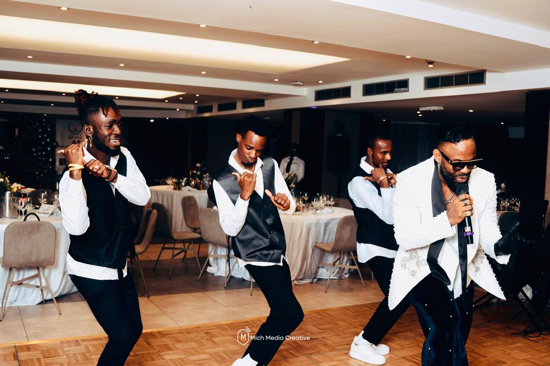 De Manne performing at Krystal Palace Hotel, Douala
