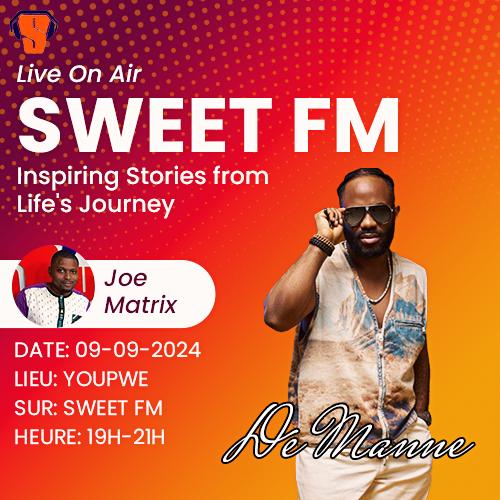Sweet FM live on air announcement